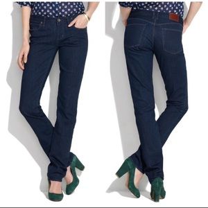 Madewell | Rail Straight Dark Wash Jeans